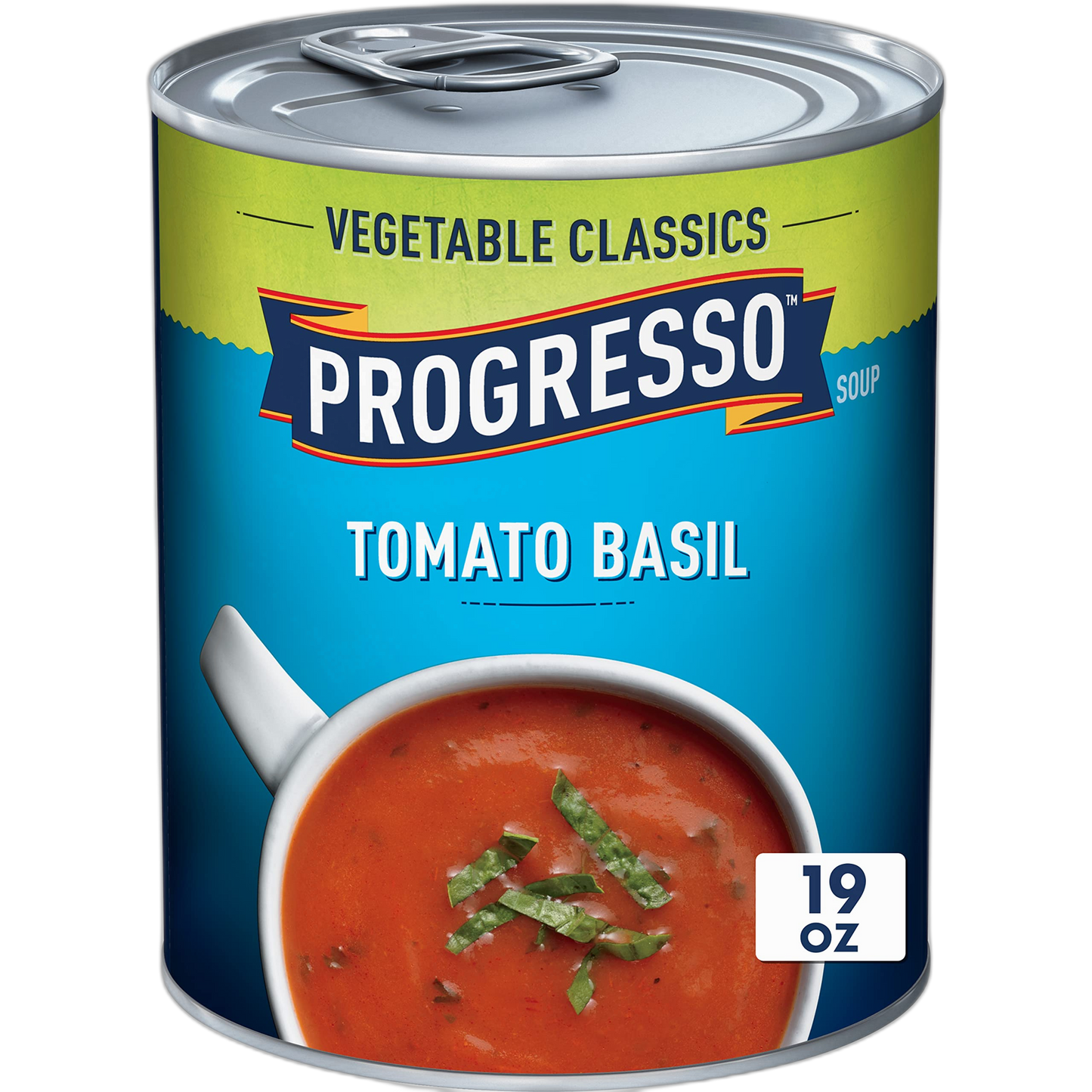 Progresso Vegetable Classics, Tomato Basil Soup, Gluten Free, 19 Oz, Pack of 6
