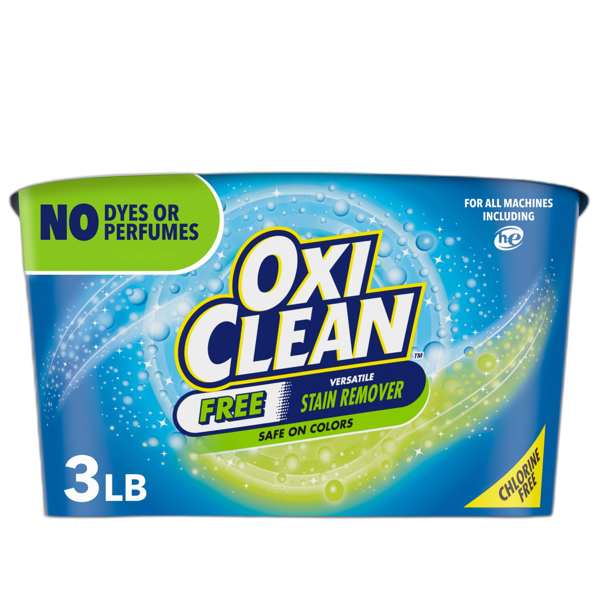 OxiClean Free Versatile Stain Remover Powder, 3 lb