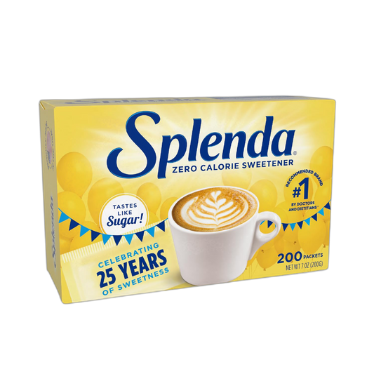 SPLENDA Zero Calorie Sweetener, 200 Count Packets