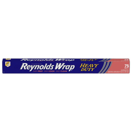 Reynolds Wrap F28028CT Heavy Duty Aluminum Foil Roll 18" x 75 ft Silver 20/Carton