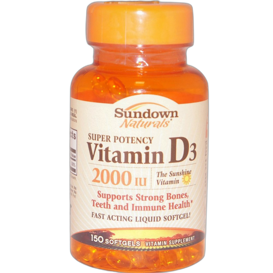 Sundown, Vitamin D-2000 Iu Softgels, 150 ct