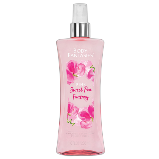 Parfums De Body Fantasies Signature for Women Sweet Pea Fantasy Body Spray 8.0 Oz, 8 Oz