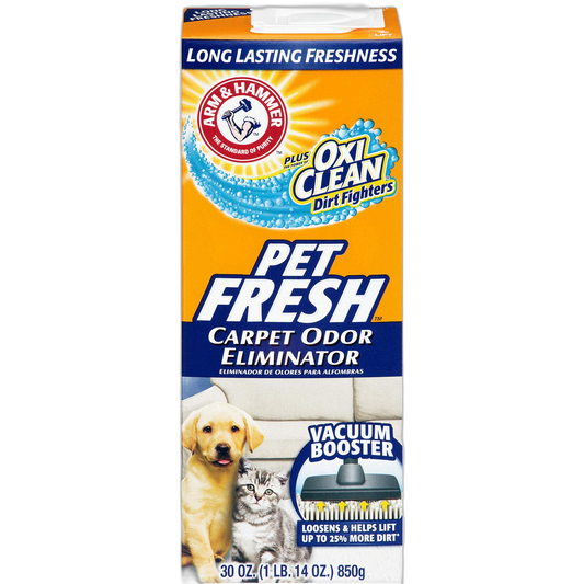 ARM & HAMMER Carpet Odor Eliminator, Pet Fresh, 30 Oz (Pack of 6)