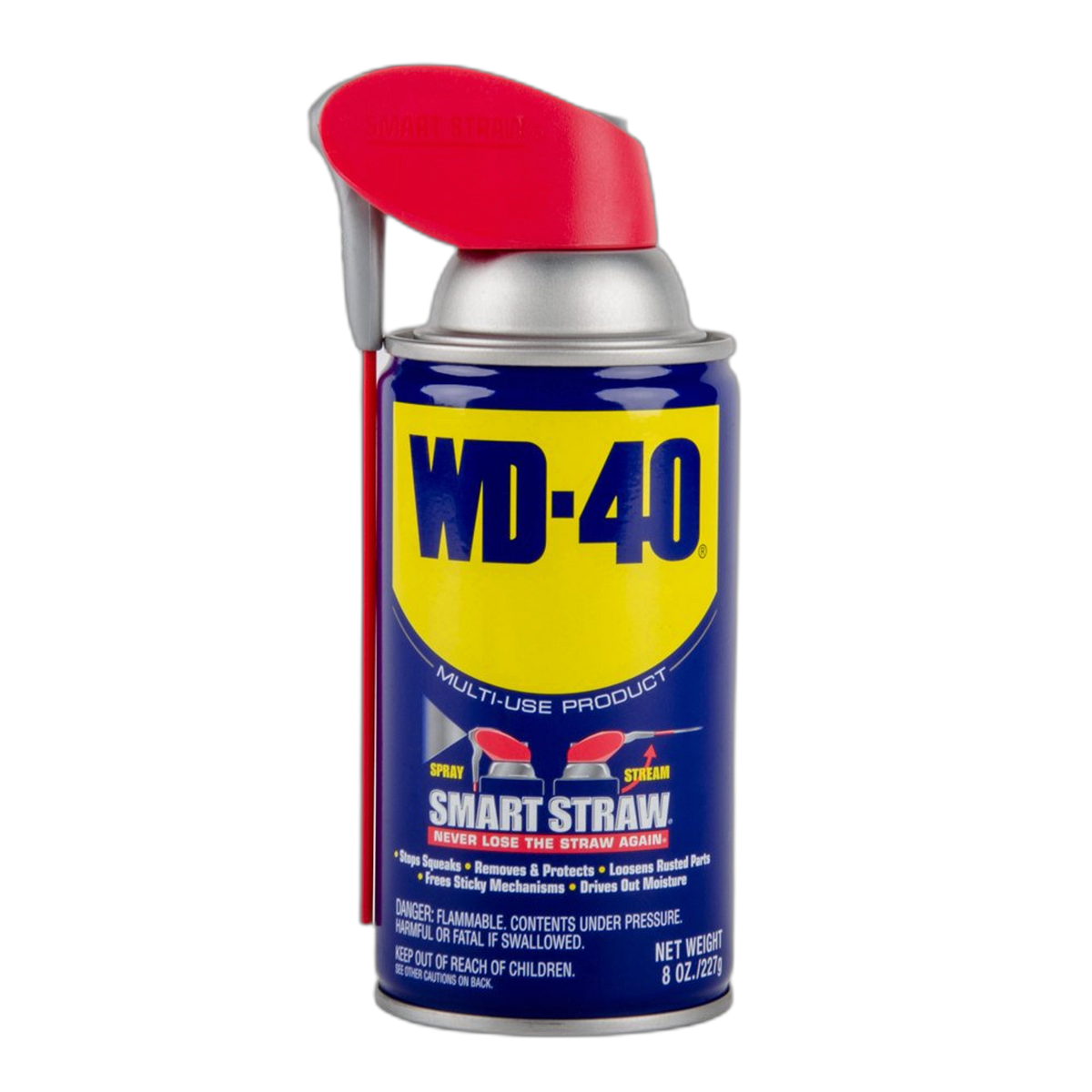 WD-40 Smart Straw 2 Way Spray Lubricant, 8 oz Can (Pack of 2)