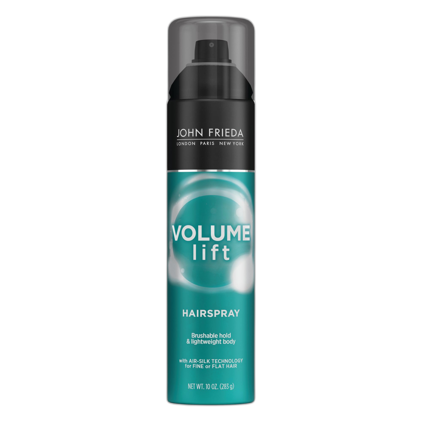 John Frieda Volume Lift Hairspray, Volumizing Hairspray with Air-Silk Technology for Fine or Flat Hair, Adds Body, Long-Lasting Hold, and Fullness for Fine, Thin Hair, 10 Oz