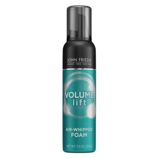 John Frieda Volume Lift Air Whipped Foam, Volumizing Hair Mousse with Air-Silk Technology for Fine or Flat Hair, Adds Lasting Body and Fullness with flexibile Hold, 7.5 Oz