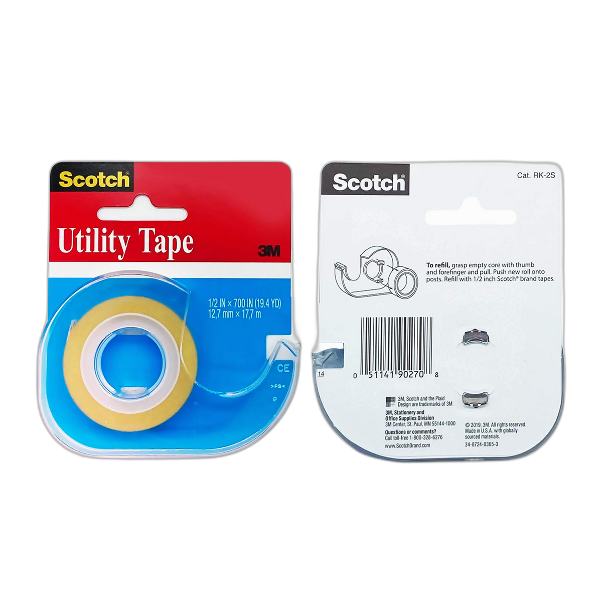 Scotch Utility Tape - Pack of 12