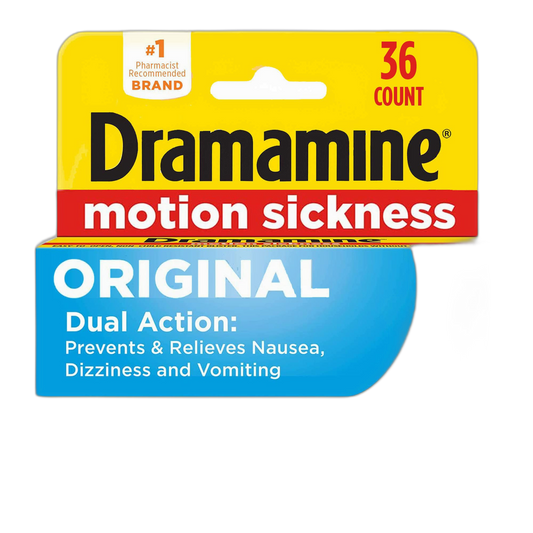 Dramamine Original, Motion Sickness Relief, 36 Count