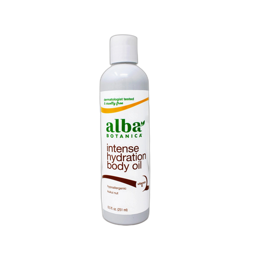 Alba Botanica Massage Oil Kukui Nut Net WT 8.5 oz