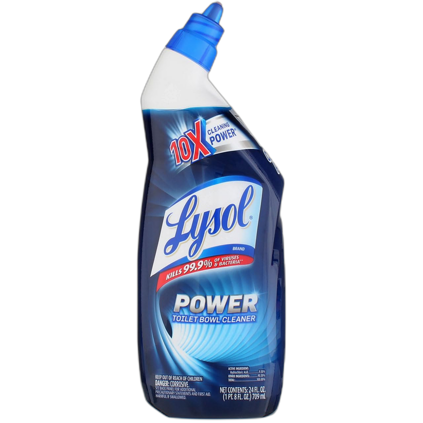 Lysol Power Toilet Bowl Cleaner, 24 Ounce (Pack of 2)