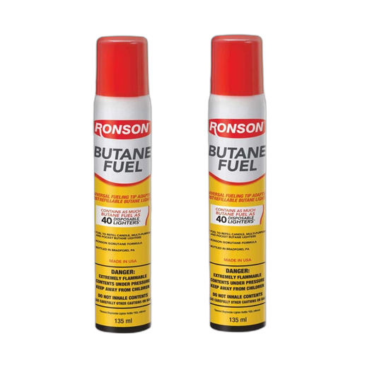 Ronson 99146 2 Large Lighter Butane Refill 78 Grams 2.75 Ounce (Pack of 2)