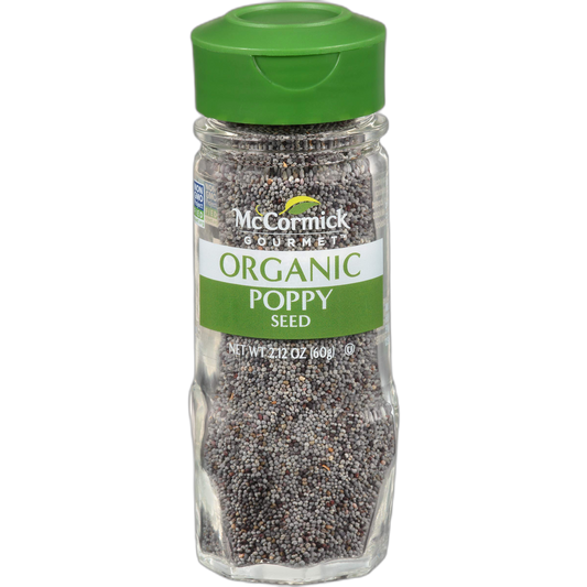 McCormick Gourmet Organic Poppy Seed, 2.12 Oz