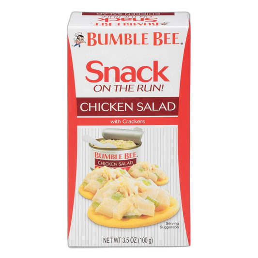 BUMBLE BEE Snack on the Run! Chicken Salad with Crackers (Pack of 12 / 3.5 oz kit)