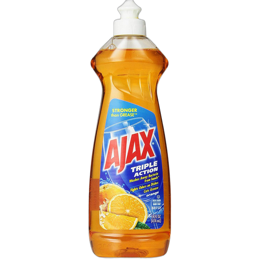 Ajax Triple Action Dish Liquid Fluid Ounce, Orange, 14 Fl Oz (Pack of 1)