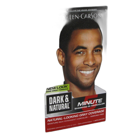 Dark & Natural Color Men Natural Black (2 Pack)
