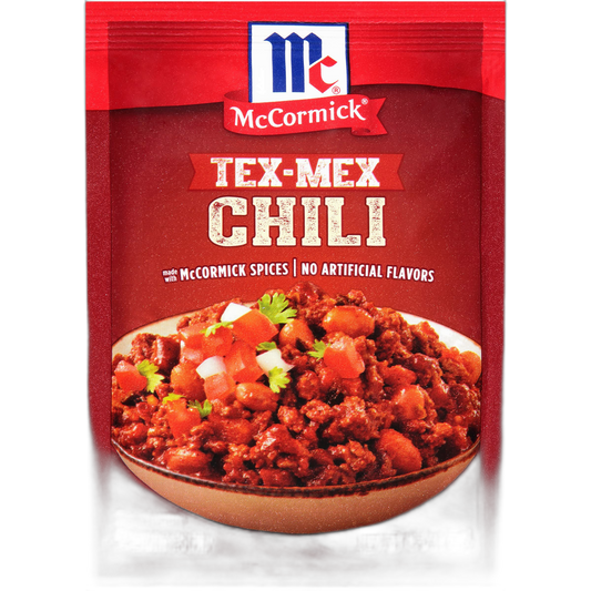 McCormick Tex-Mex Chili Seasoning Mix, 1.25 oz (Pack of 12)