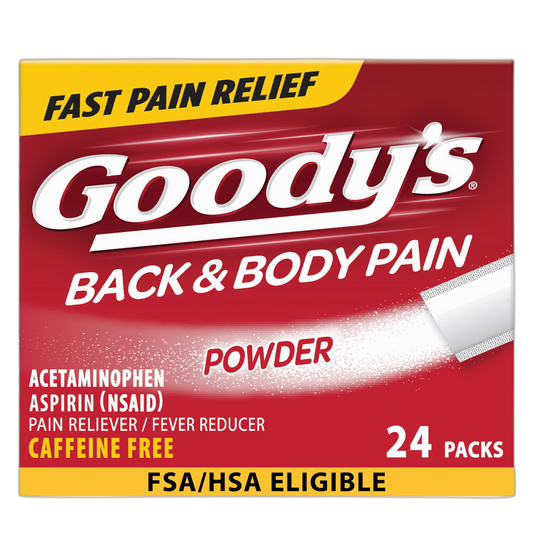 Goody's Back and Body Pain Relief Powder, 24 ct (Pack of 1)
