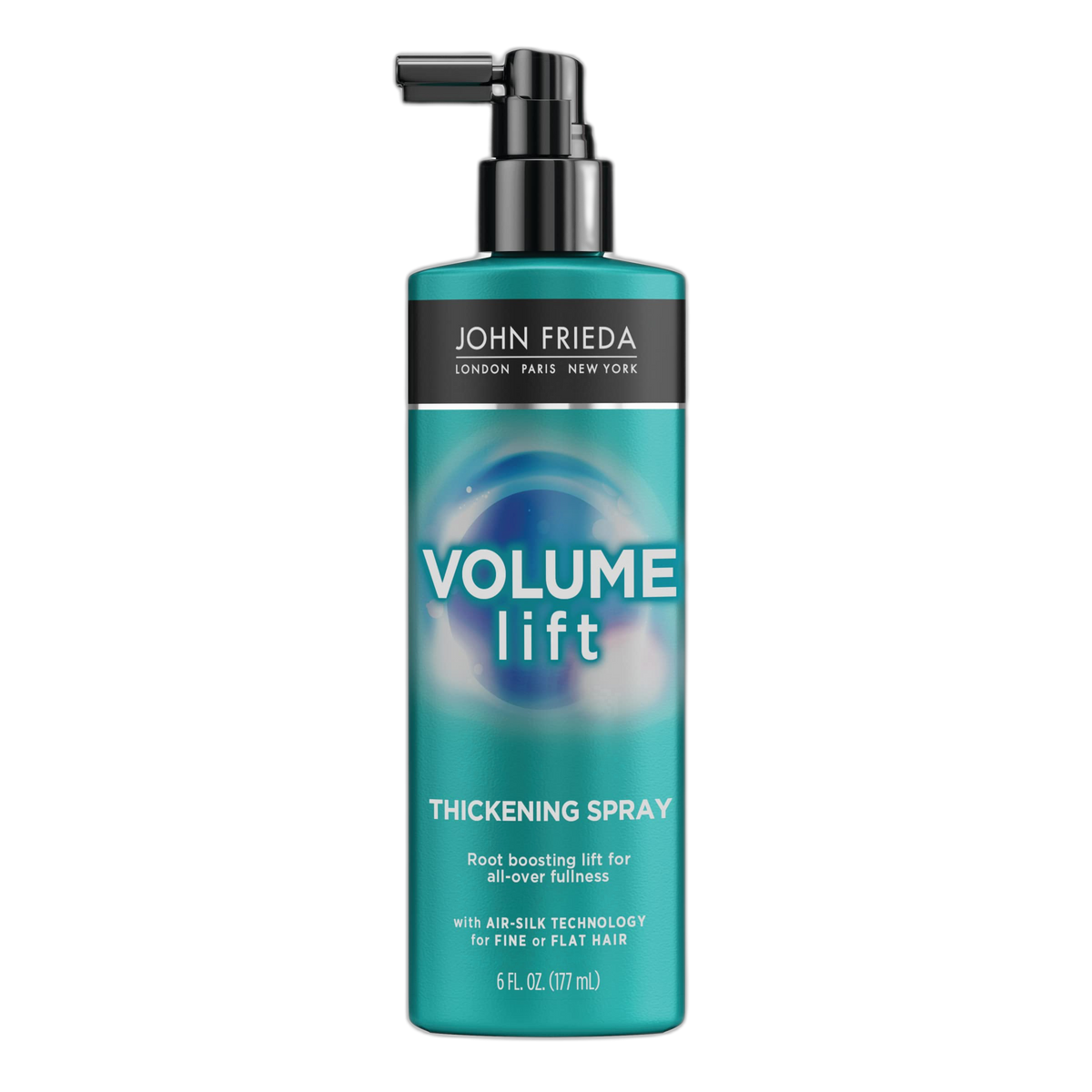 John Frieda Volume Lift Thickening Spray for Fine or Flat Hair - Instant Root Booster with Air-Silk Technology - 6 Ounces