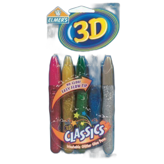 Elmer's E642 3D Washable Paint Pens 5 Pack