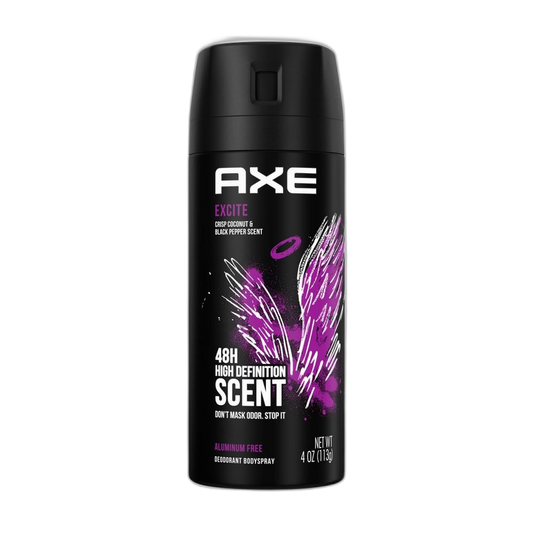 Axe Excite Body Spray, 4 Ounce -- 12 Pack