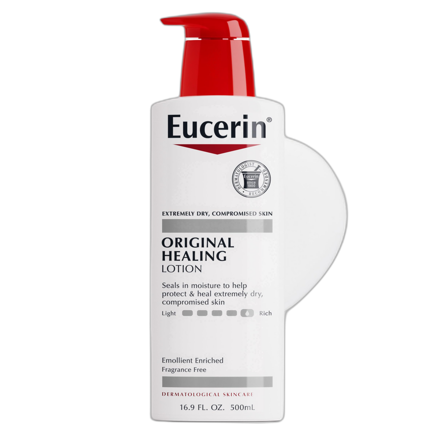 Eucerin Original Unscented Hand and Body Moisturizer Lotion 16 oz. Pump Bottle 72140011020 1 Ct