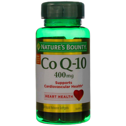 Nature's Bounty Cardio Q10, Co Q-10 400 mg Softgels 39 ea (Pack of 2)