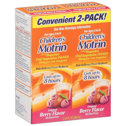 Motrin Child Berry Liq Size 4 Fluid Ounce, Pack of 6