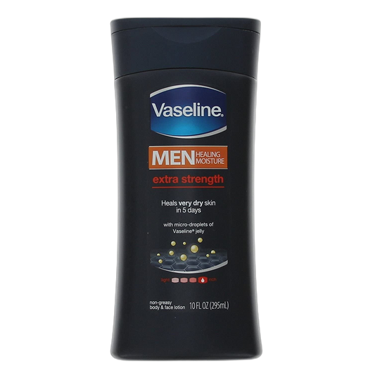 Vaseline Mens Extra Strength Lotion 10 Ounce (295ml) (6 Pack)