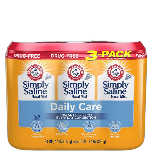 SIMPLY SALINE GIANT SIZE 4.25 OZ, Pack of 3