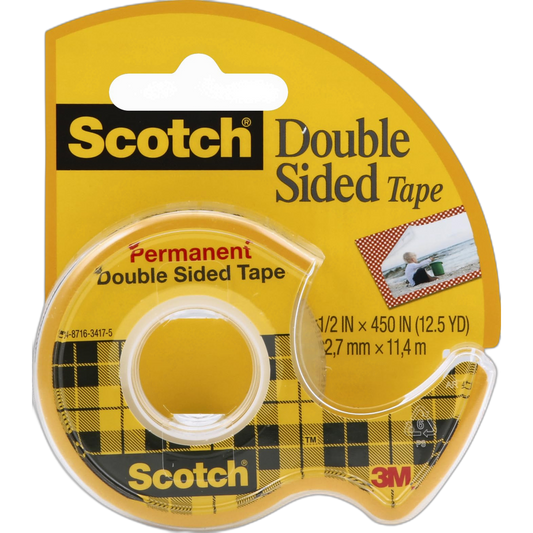 3M Scotch Double Stick Tape .5 Inch, 1 ct