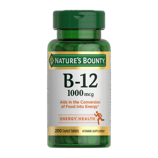 Nature's Bounty Vitamin B12 1000 mcg Supplements, Supports Energy Metabolism, 200 Ct