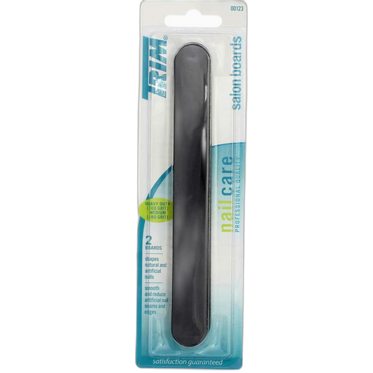 PWC Collections/W.E.Bassett Trim Salon Board Blk 2pk Size Ea Trim Salon Boards Black Heavy Duty (100 Grit) & Medium (80 Grit) 0023, 1 Count