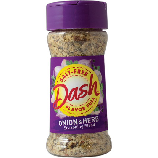Dash Salt-Free Seasoning Blend, Onion & Herb, 2.5 Ounce