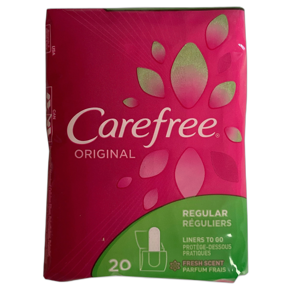 Carefree Original Pantiliners To Go Regular Fresh Scent 20 CT (PACK OF 2)