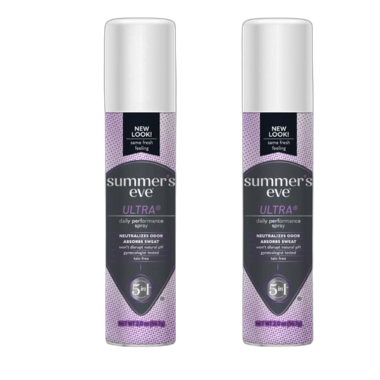 Summer's Eve Ultra Daily Active Feminine Spray, pH balanced, 2 Oz (Pack of 2)