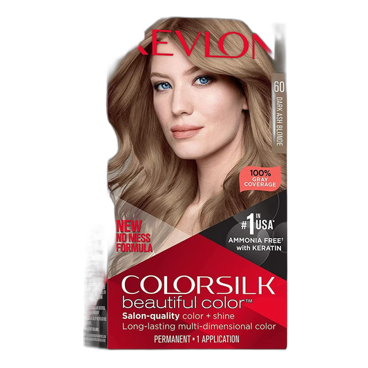 Revlon Colorsilk #60 Dark Ash Blonde (Pack of 2)