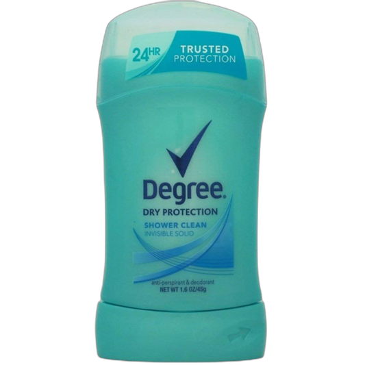 Degree Shower Clean Dry Protection Antiperspirant Deodorant Stick, 1.6 oz (Pack of 2)