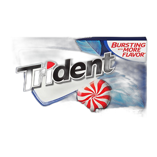 Trident Perfect Peppermint Gum - 14 pieces - Sugarless Sweetened with Xylitol