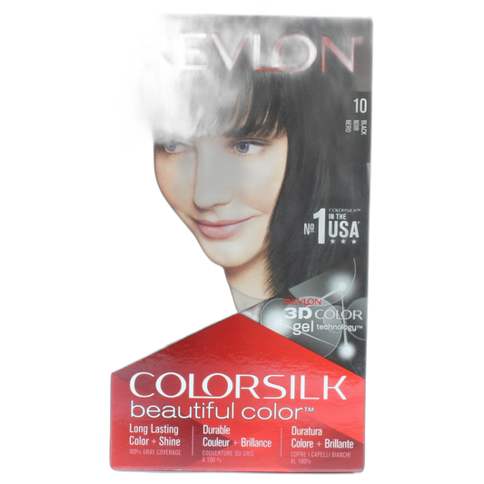 Revlon Colorsilk Beautiful Colour Hair Colourant 10 Black by Revlon