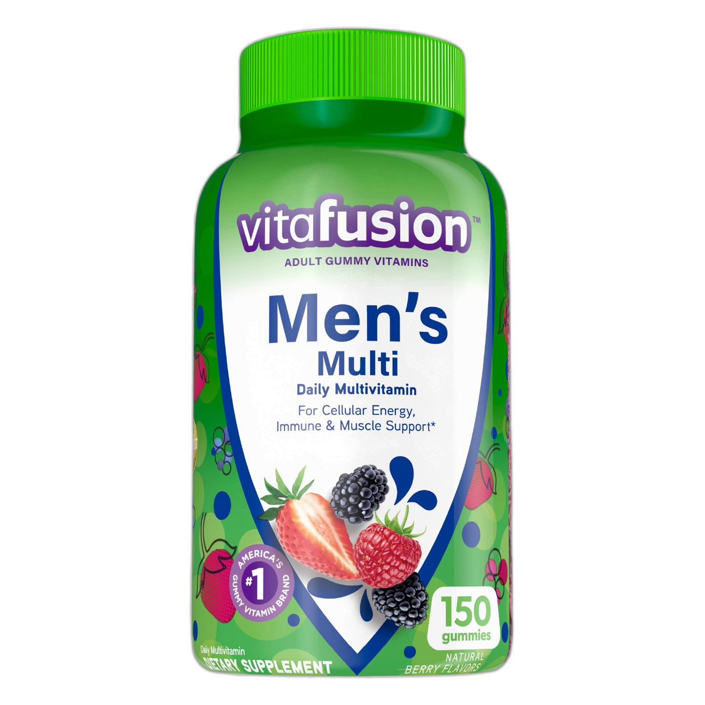 Vitafusion Men's Powerful Multi - Natural Berry 150 Gummies