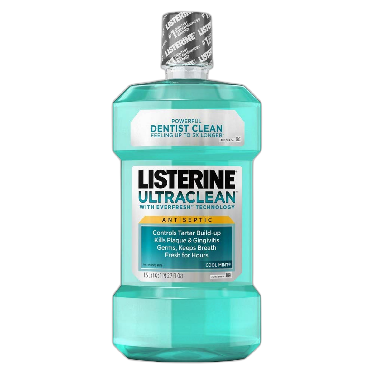 LISTERINE M/W ULTRACLEAN MINT 1.5 LTR