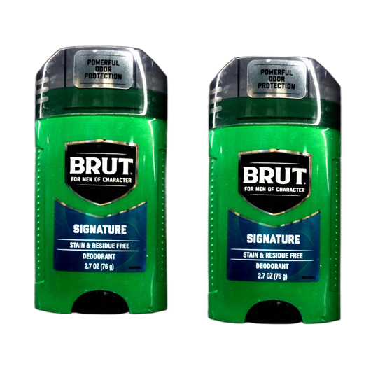 Brut Deodorant Signature Scent 2.7 Oz. (Pack of 2)