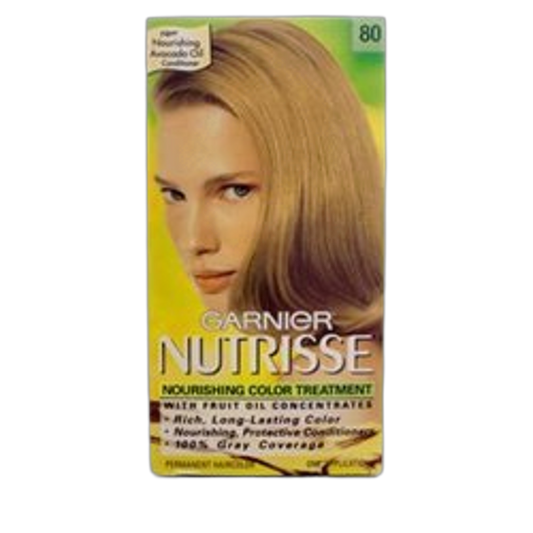 Nutrisse Md Nat Blnd Size 1ct Garnier Nutrisse #80 Medium Natural Blond
