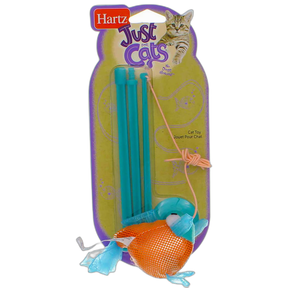 Hartz 88538 At Play Gone Fishin Cat Toy Assorted Colors