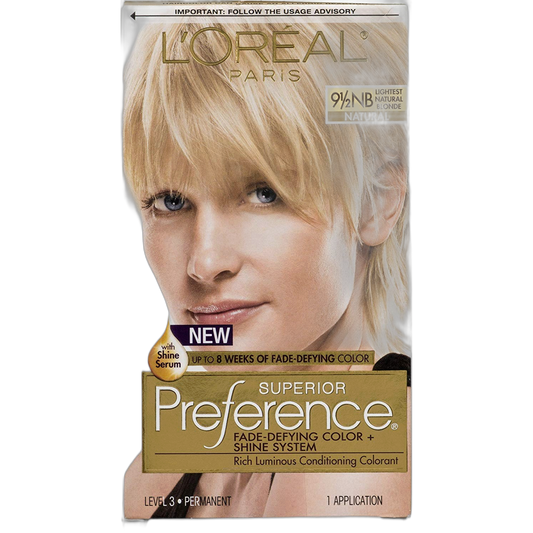 L'Oreal Superior Preference - 9-1/2NB Lightest Natural Blonde (Natural) 1 Each (Pack of 4)