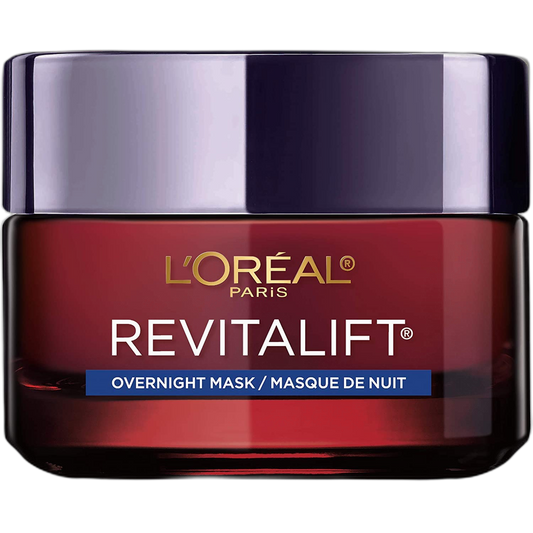 L'Oreal Paris Revitalift Triple Power Anti-Aging Overnight Mask, Pro Retinol, Hyaluronic Acid & Vitamin C, Reduce Wrinkles 1.7 Oz