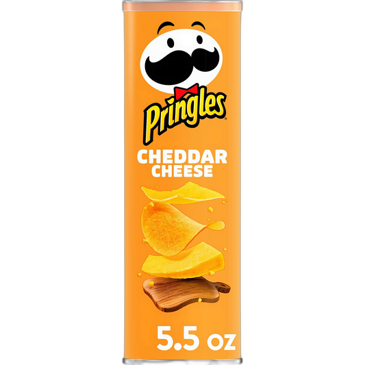 Pringles Cheddar Cheese Potato Crisps, 5.5 Ounce