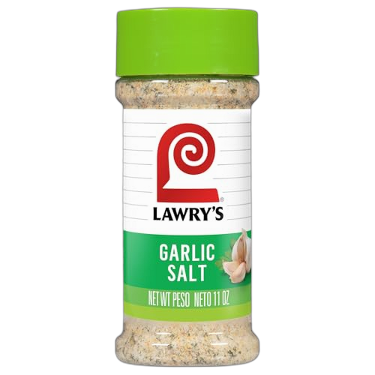 Lawry’s Garlic Salt, Coarse Ground with Parsley, No MSG Added, Kosher Certified, Flavorful Salt for Chicken, Pork & Steak, 11 oz