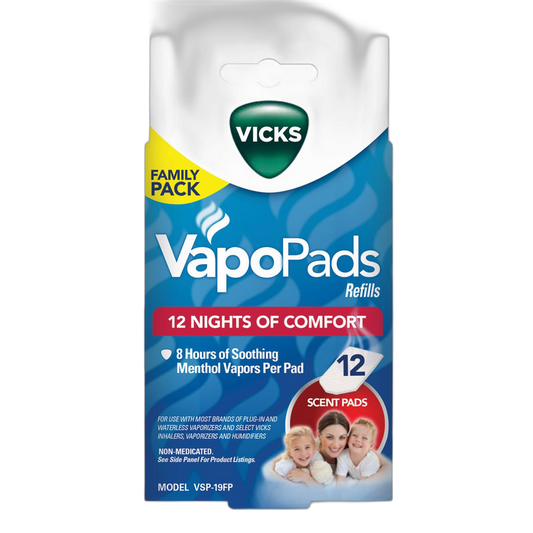 Vicks Vapo Pad Family Pack, 12 Count