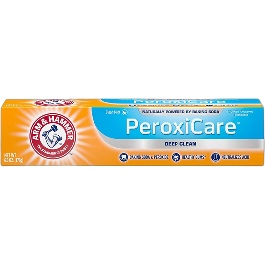 Arm & Hammer PeroxiCare Deep Clean Toothpaste Clean Mint 6 oz (Pack of 4)